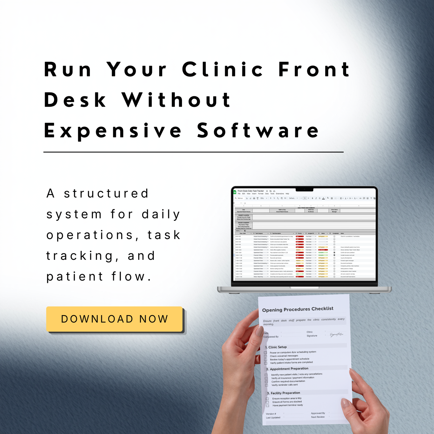Clinic Front Desk Operating System